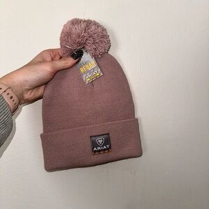 Ariat Light Orchid Pink Pom-Pom Hat